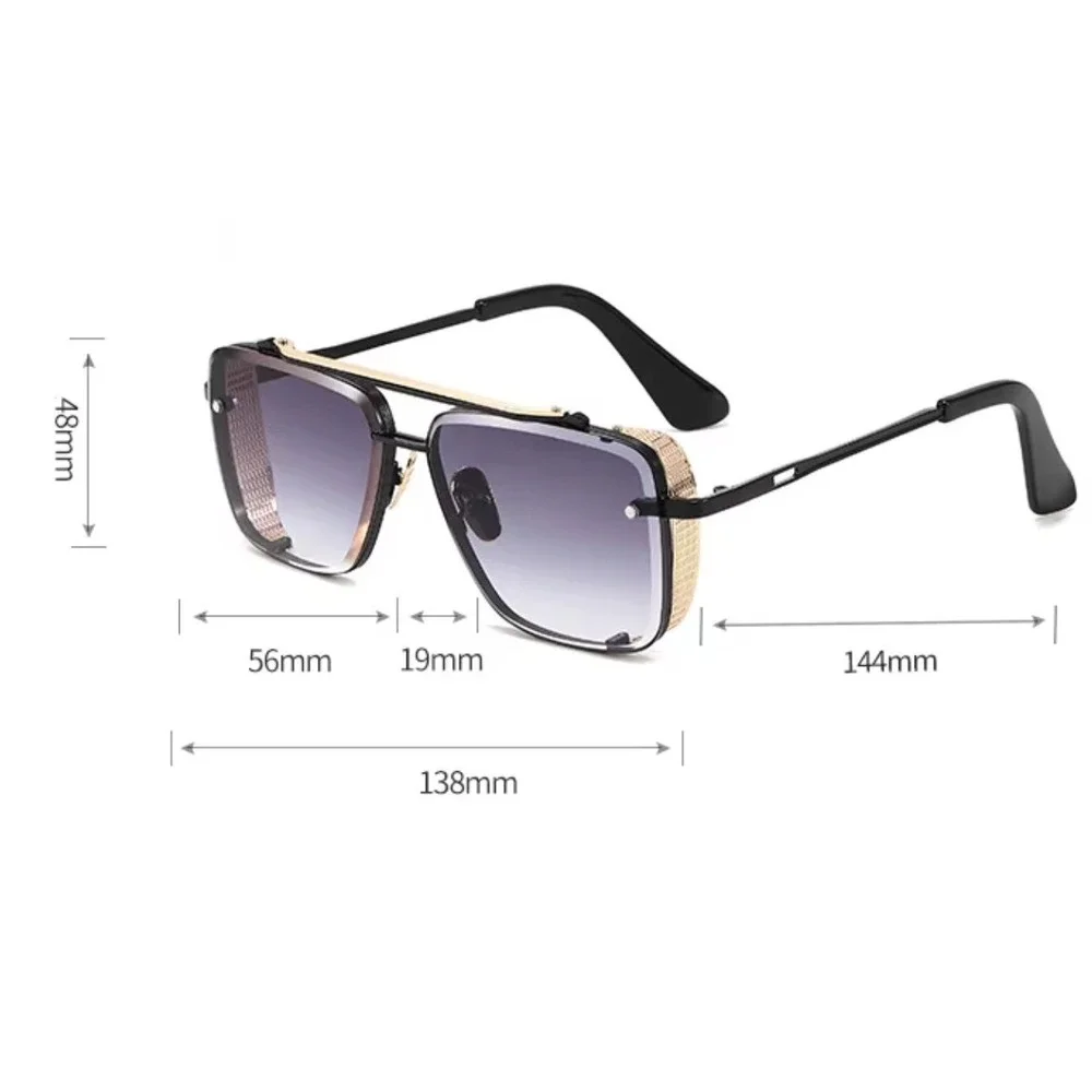Steampunk Sunglasses Men Women Designer‎ Retro Vintage Goggles Shades Glasses